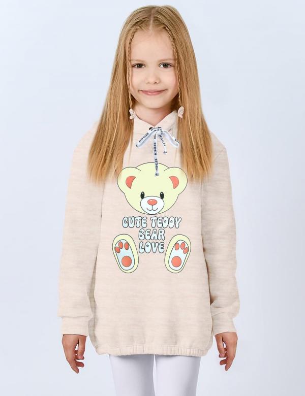 Худи детское KETMIN CUTE TEDDY цв.Бежевый Меланж, фото 1