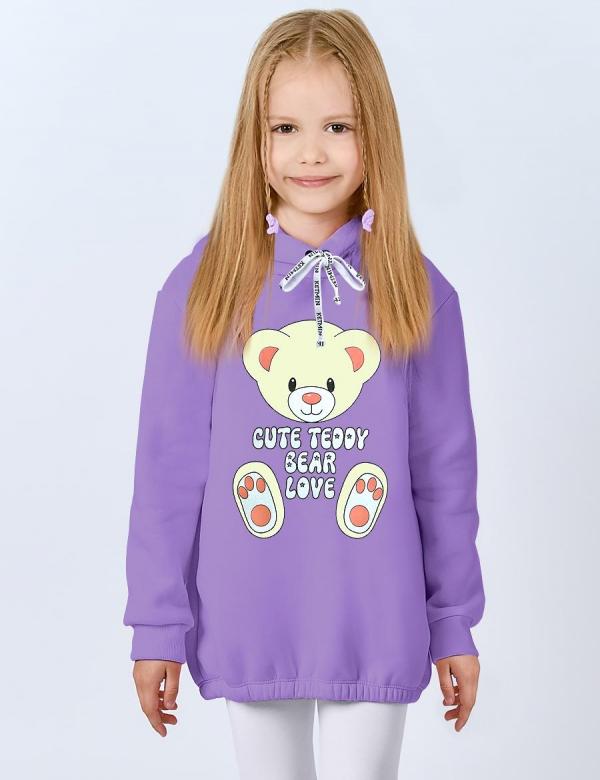Худи детское KETMIN CUTE TEDDY цв.Сиреневый, фото 1