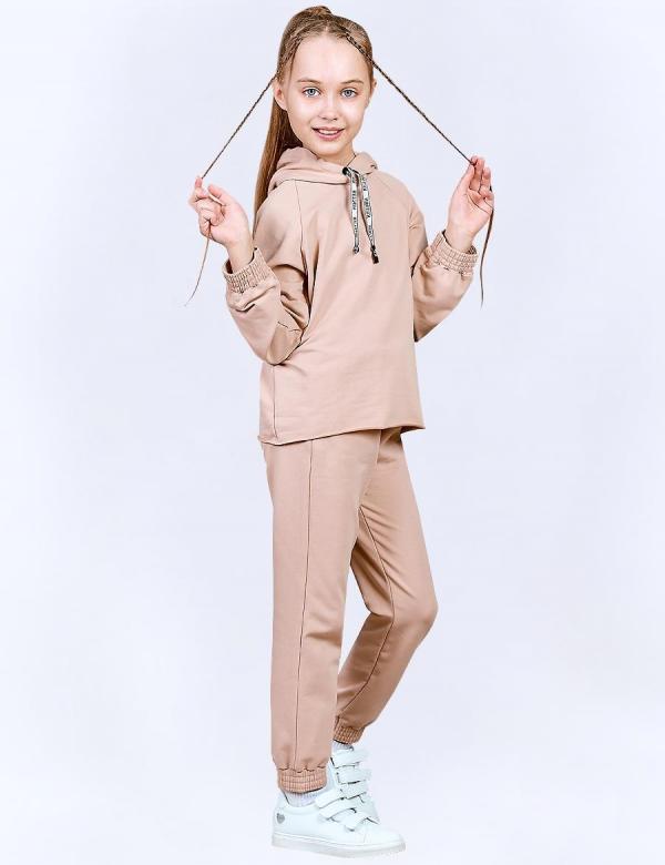 Костюм для девочки KETMIN SPORT цв.Бежевый, фото 1