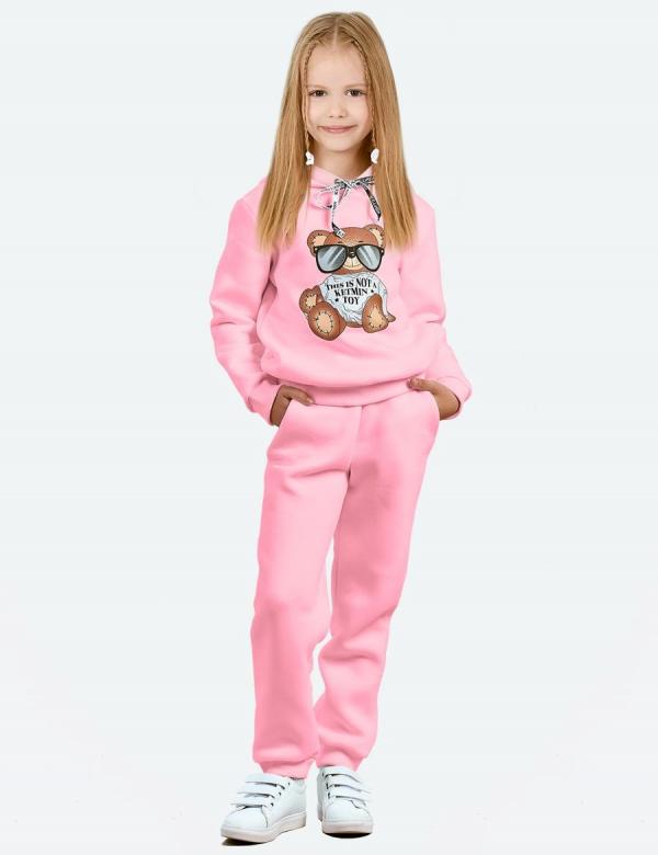 Детский костюм с начёсом KETMIN МИШКА TOY цв.Розовый, фото 1