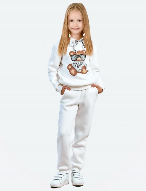 Детский костюм с начёсом KETMIN МИШКА TOY цв.Молочный, фото 1