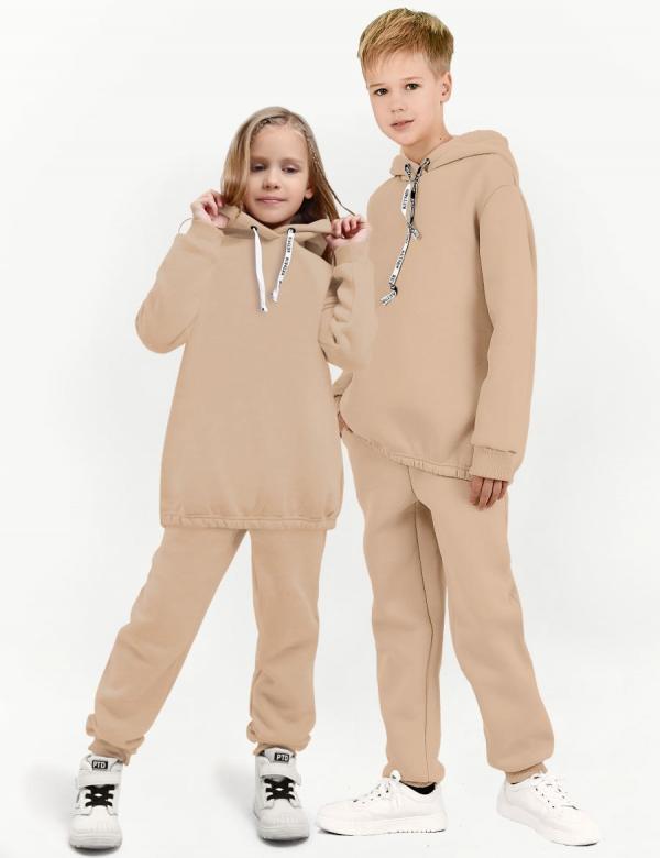 Детский спортивный костюм KETMIN NICE с начесом цв.Бежевый, фото 1
