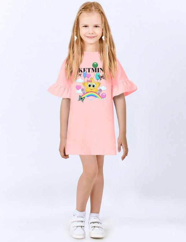 Платье для девочки KETMIN STAR MINI цв.Розовый, фото 1