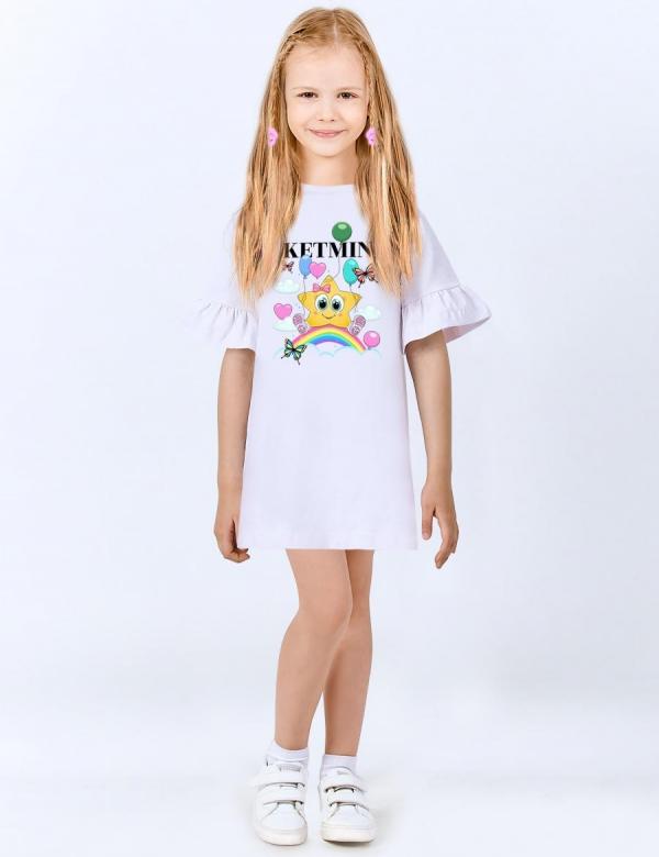 Платье для девочки KETMIN STAR MINI цв.Белый, фото 1