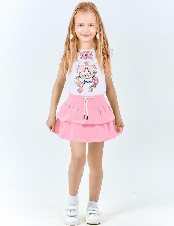 Детская юбка-шорты KETMIN BRIGHT SUMMER цв.Розовый, фото 1