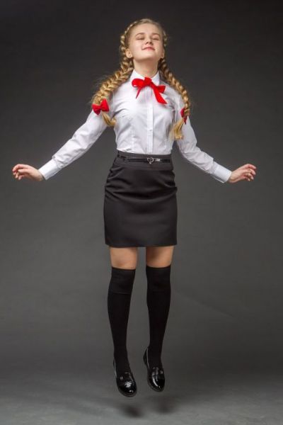 Прямая школьная юбка, фото 1