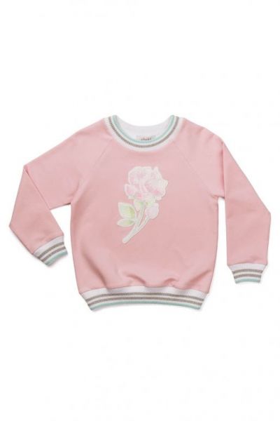 Джемпер для девочки с вышивкой chobi kids, фото 1