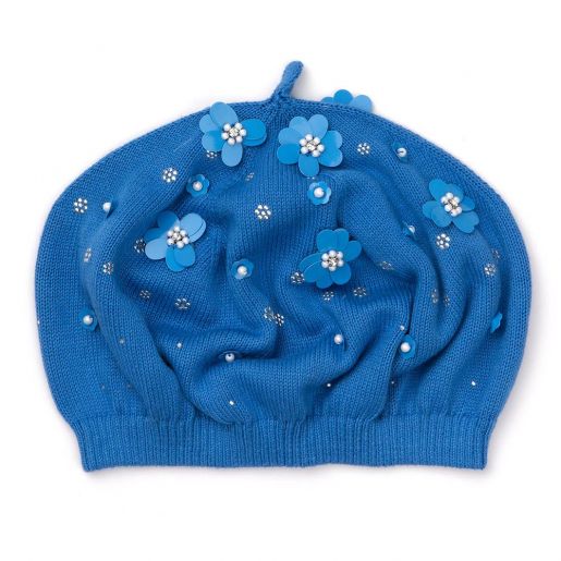 Берет детский с цветочным декором  chobi kids, фото 1