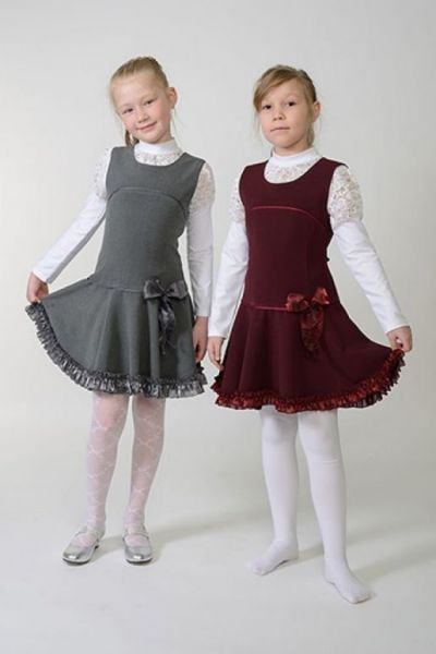 Школьный детский сарафанчик Мисс Лили, фото 1