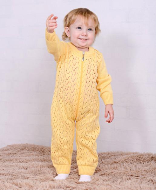 Комбинезон для новорожденных желтый Golden Kids, фото 1