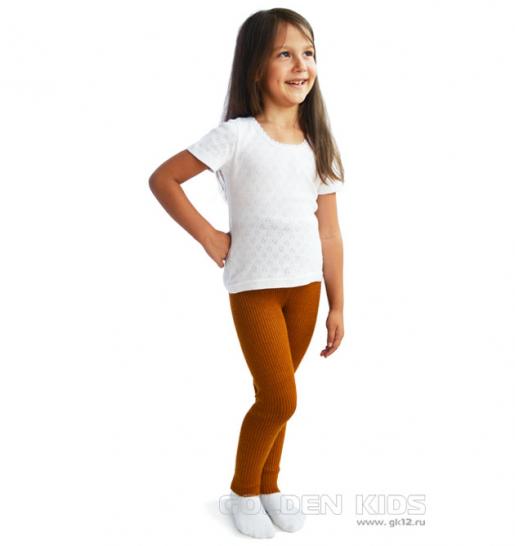 Рейтузы детские тёплые коричневые Golden Kids, фото 1