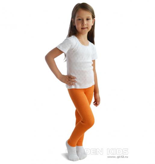 Рейтузы детские тёплые оранжевый Golden Kids, фото 1