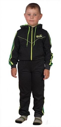 Черный спортивный костюм на мальчика Alliance clothes, фото 1