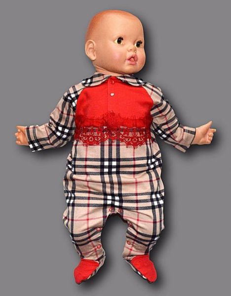 Клеточный комбинезон на новорожденного Elika-baby, фото 1