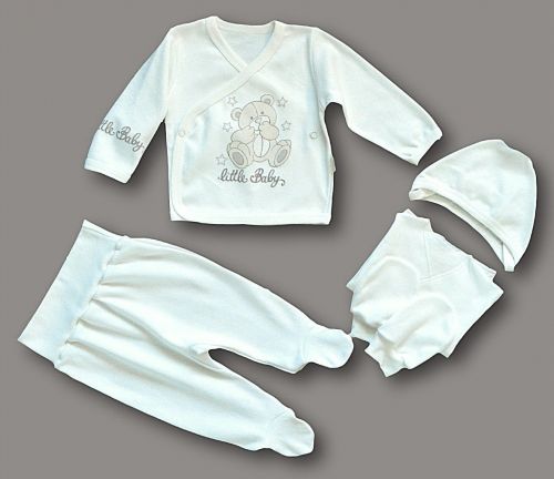 Комплект на новорожденного с мишкой Elika-baby, фото 1