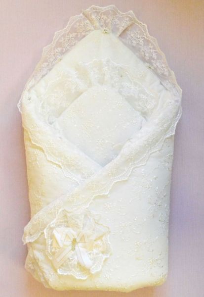 Одеяло на выписку ажурное Elika-baby, фото 1