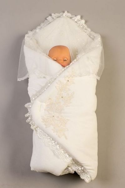 Одеяло на выписку с вышивкой Elika-baby, фото 1