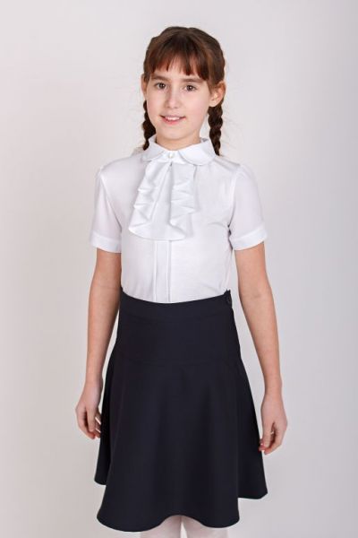 Школьная блузка с коротким рукавом Колибри KIDS, фото 1