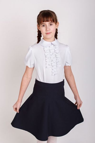 Белая школьная блузка Колибри KIDS, фото 1