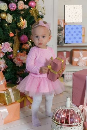 Нарядное ясельное платье Ярко, фото 1