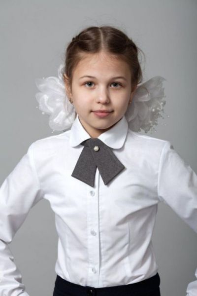 школьный галстук на девочку Кокетка, фото 1